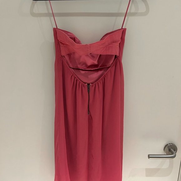 Alice + Olivia pink strapless cocktail dress - Picture 2 of 3